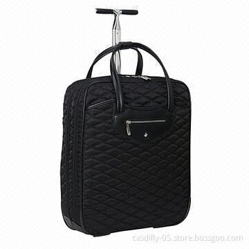Trolley bag, measures 17.7 x 14.3 x 6.4 inches